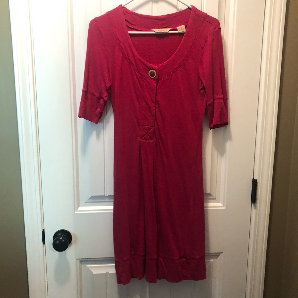 Natural Selections Pink Short Sleeve Dress